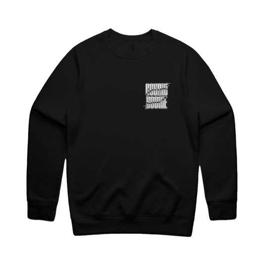 CB March White Unisex Crewneck