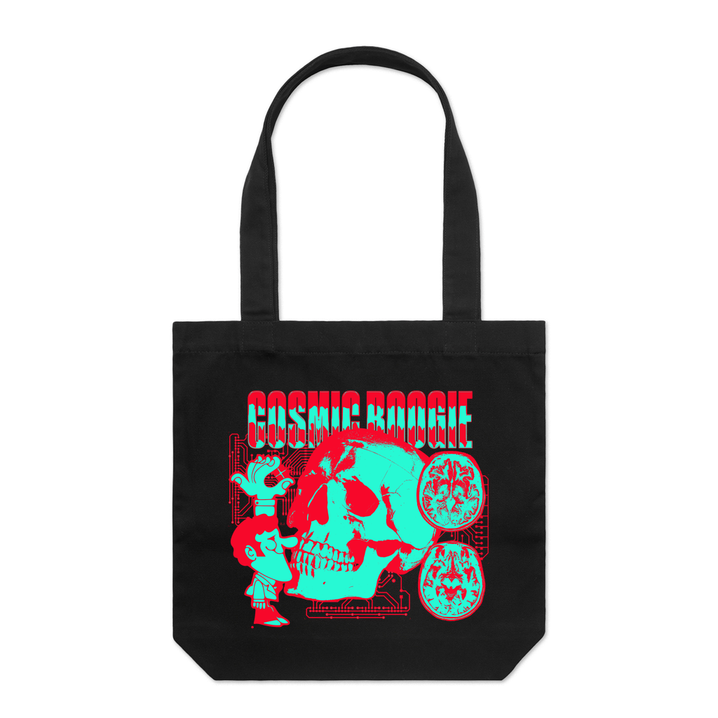 CB August Red Teal Tote Bag